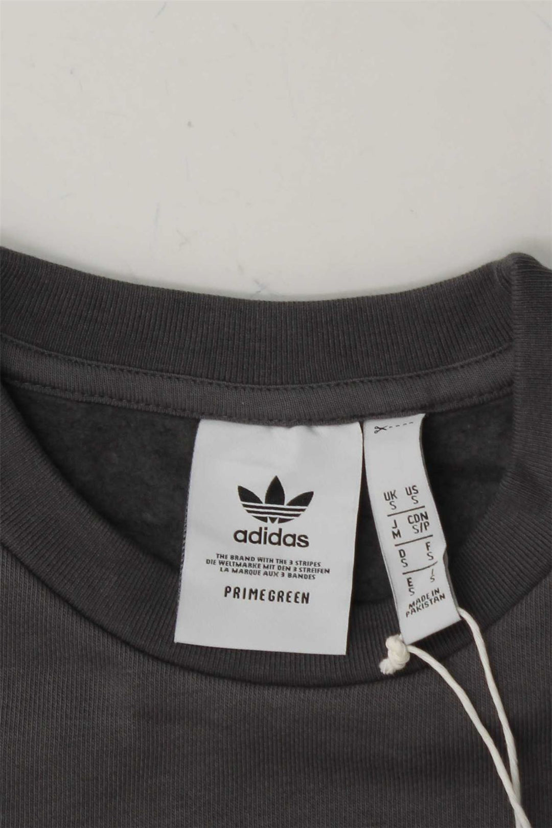 ADIDAS Mens Sweatshirt Jumper Small Grey Cotton