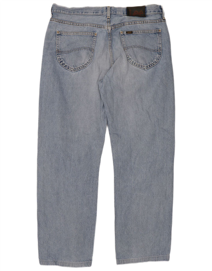 Lee Herren Straight Jeans W34 L30 Blau