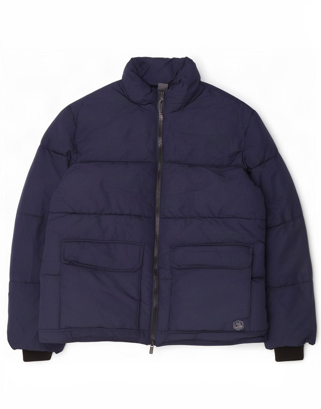 Marks & Spencer Herren Wattierte Jacke UK 42 XL Marineblau Polyester