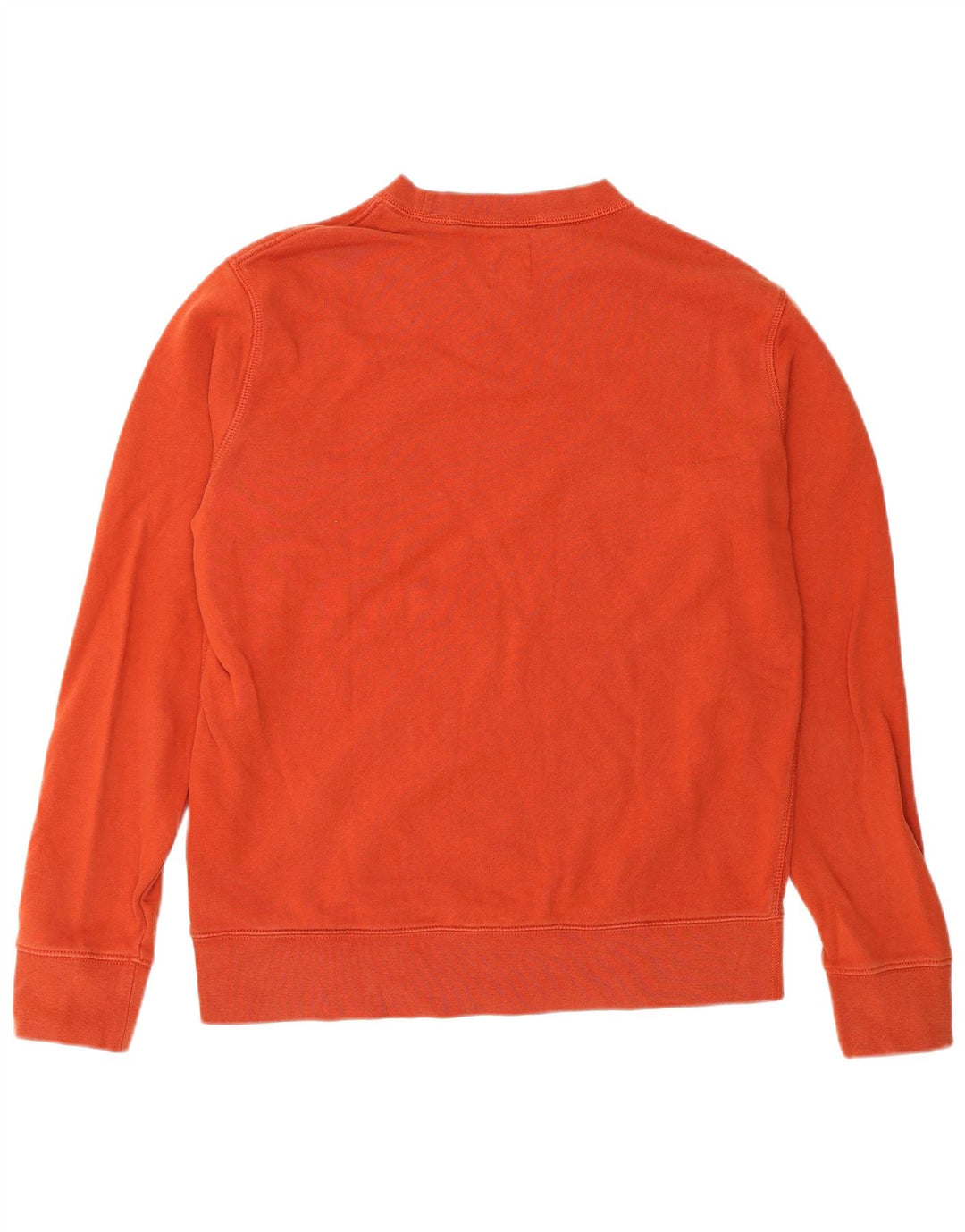 Marks & Spencer Herren-Sweatshirt-Pullover aus mitteloranger Baumwolle