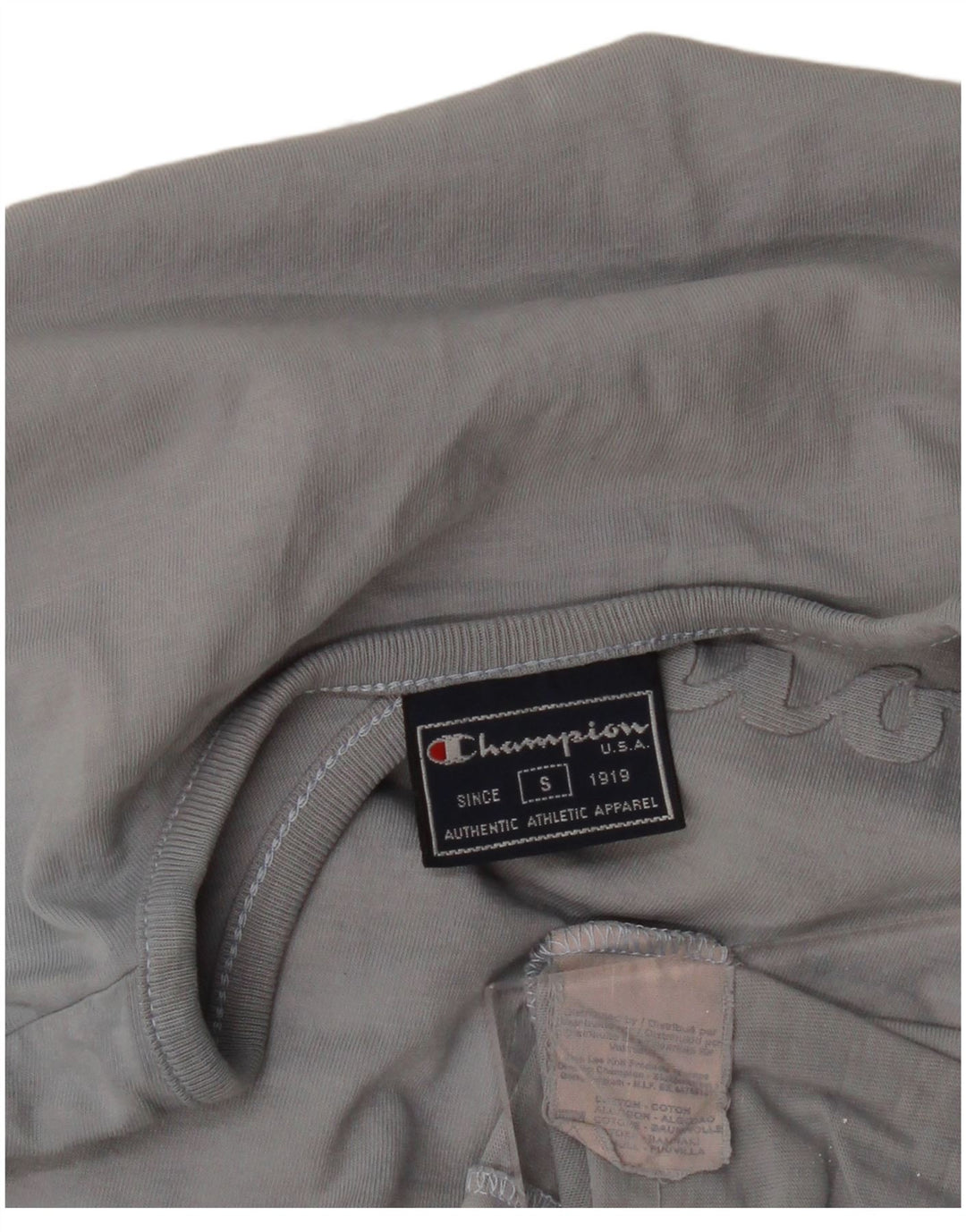 CHAMPION Grafik-T-Shirt für Damen, UK 10, Größe S, Marineblau, Baumwolle