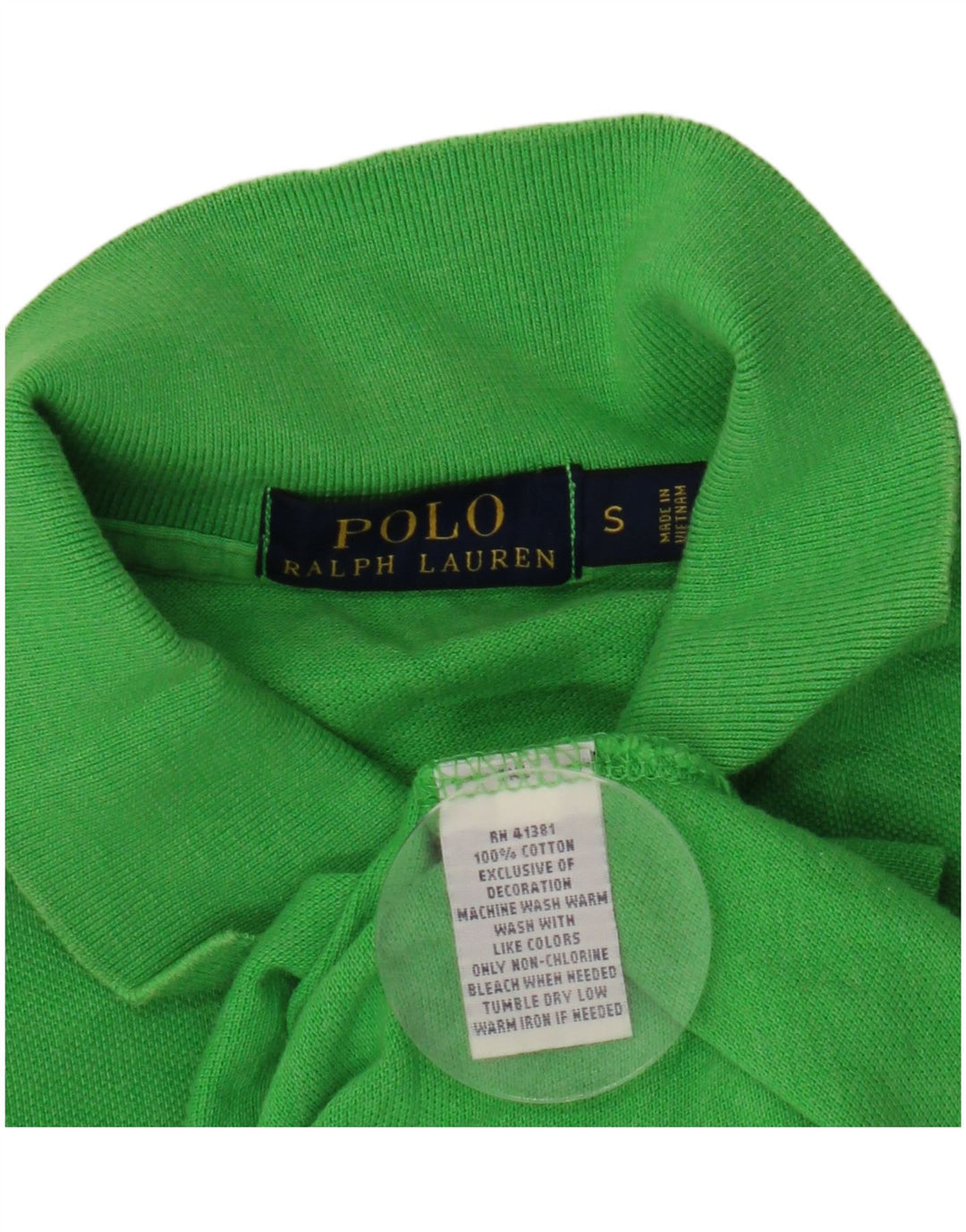 POLO RALPH LAUREN Herren-Poloshirt, kleine grüne Baumwolle
