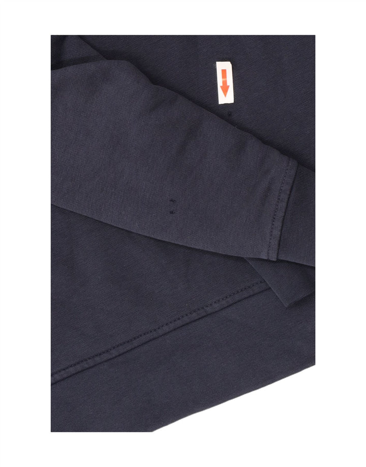 Ellesse Herren-Sweatshirt-Pullover, mittlere marineblaue Colourblock-Baumwolle
