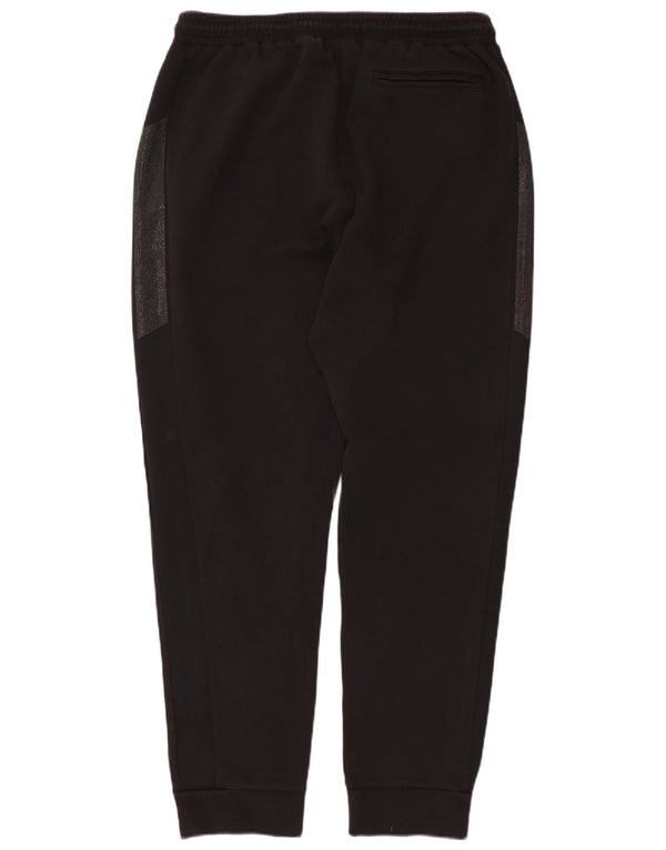 Hugo Boss Damen Trainingshose Jogger UK 20 2XL Schwarz gepunktete Baumwolle
