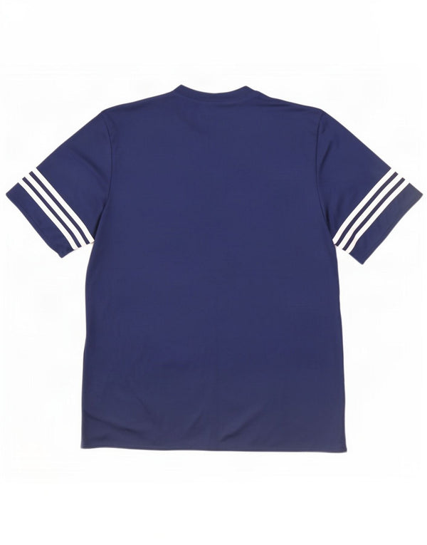 Adidas Herren Climalite T-Shirt Top XL Marineblau Polyester