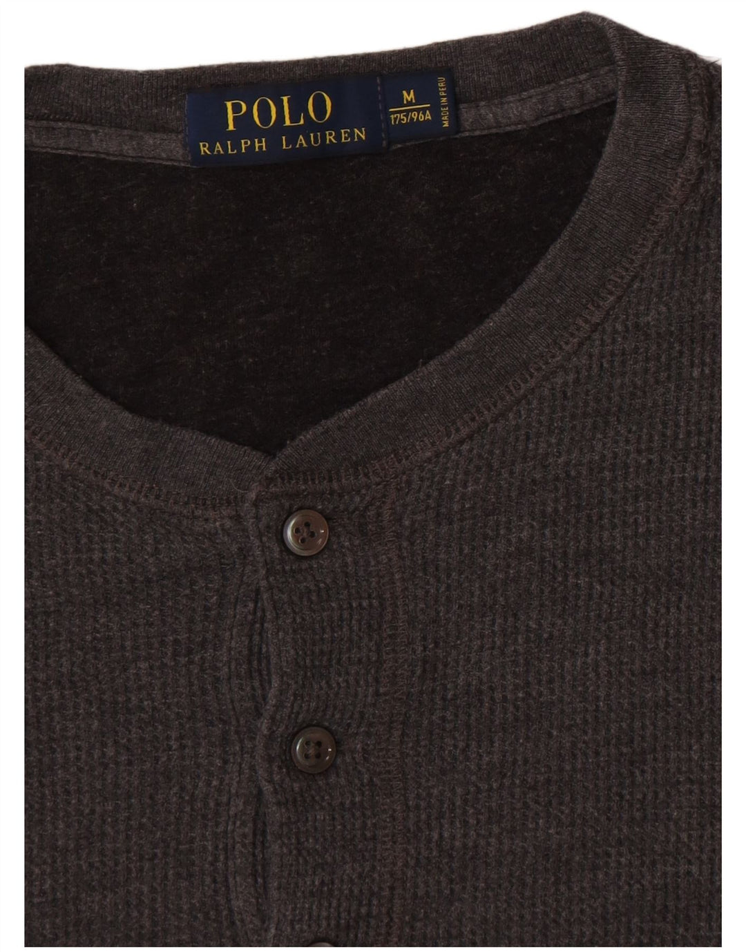 Polo Ralph Lauren Herren-Top, langärmelig, Mittelgrau