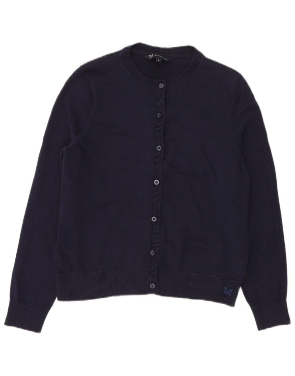 Crew Clothing Damen-Cardigan-Pullover UK 6 XS Marineblau Baumwolle