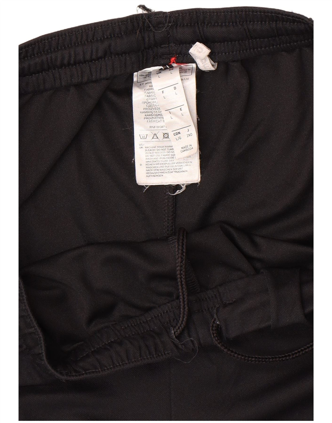 ADIDAS Womens Climalite Sport Shorts UK 14 Large Black Polyester