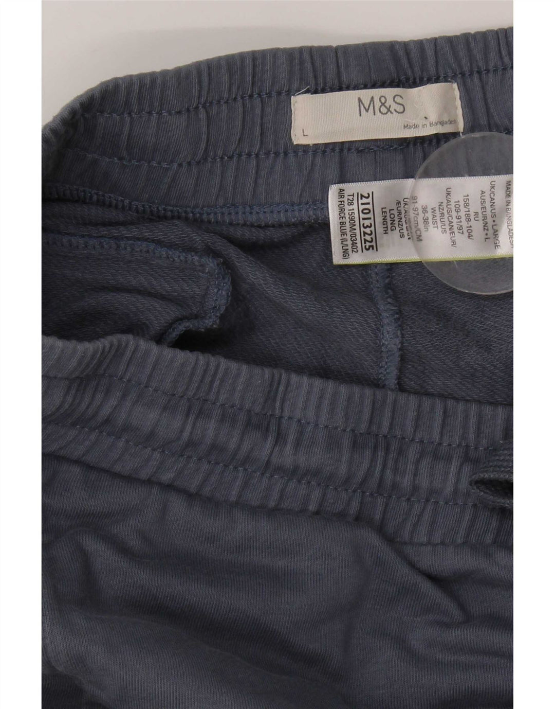 Marks & Spencer Herren-Trainingshose, große blaue Baumwolle