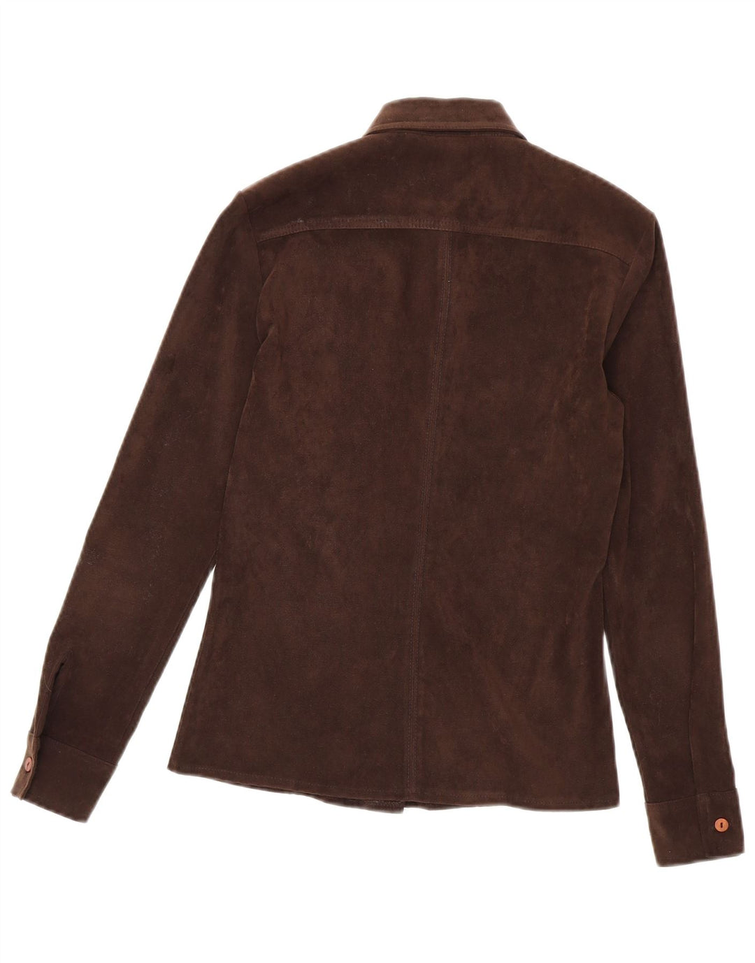 Sportstaff Womens Velvet Shirt UK 14 Mittelbraunes Polyester