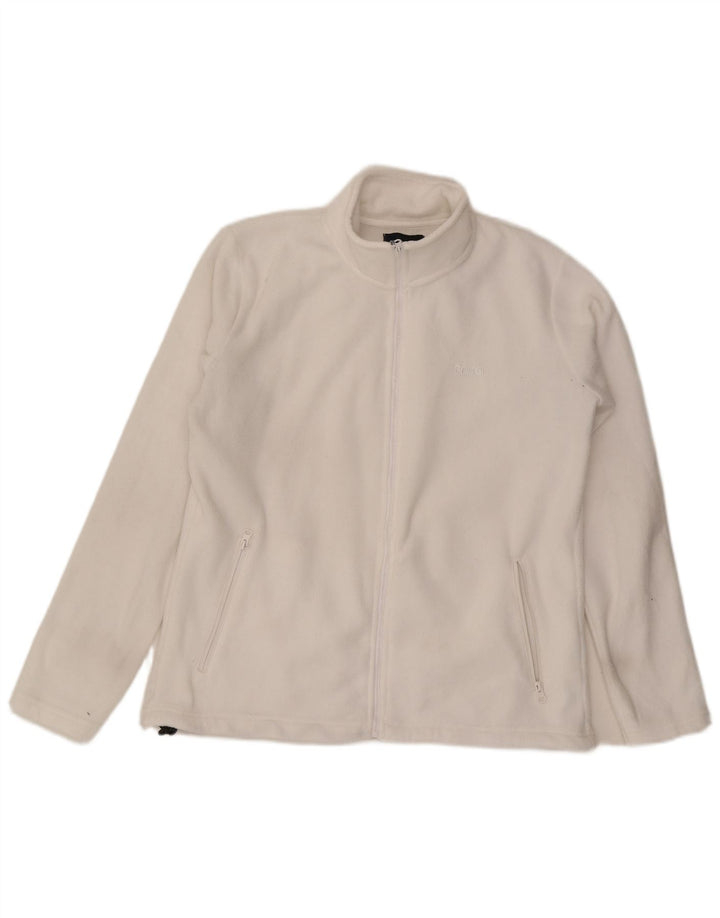 Brugi Herren Fleecejacke UK 44 2XL Weiß Polyester