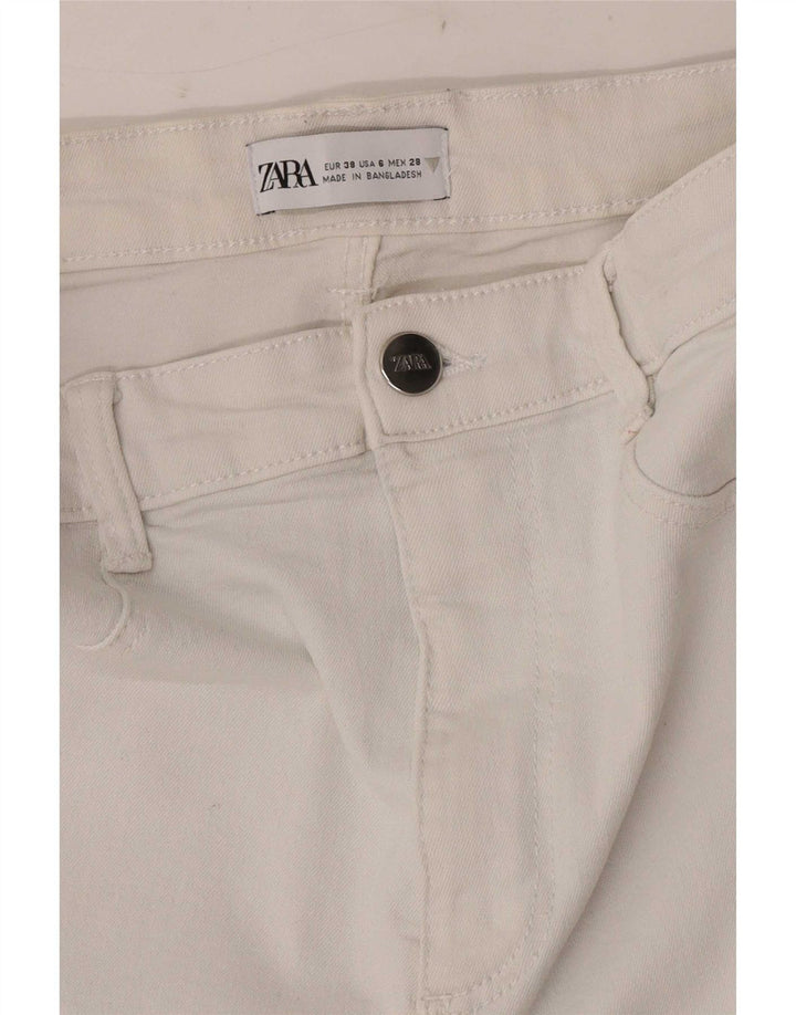 Zara Damen Jegging-Jeans EU 38 Small W28 L28 Weiß