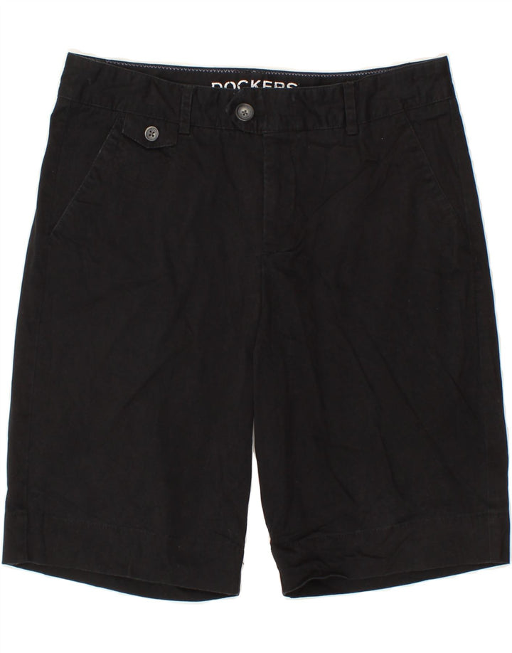 DOCKERS Womens Chino Shorts US 10 Large W32  Black Cotton Vintage Dockers and Second-Hand Dockers from Messina Hembry 