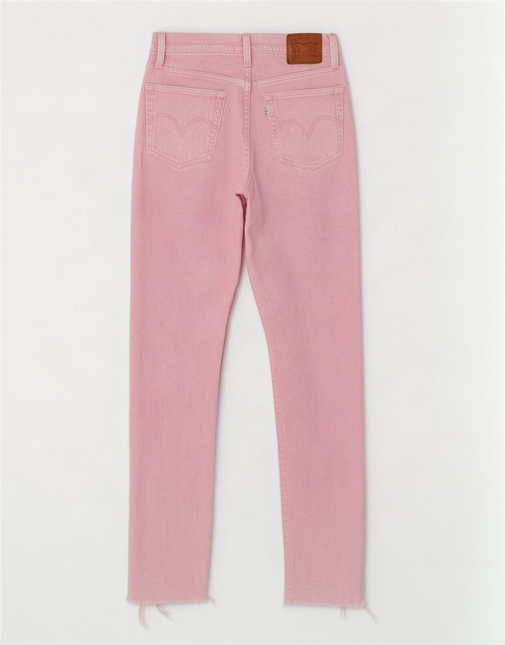 Levi's Damen 501 Straight Jeans Small W27 L29 Rosa