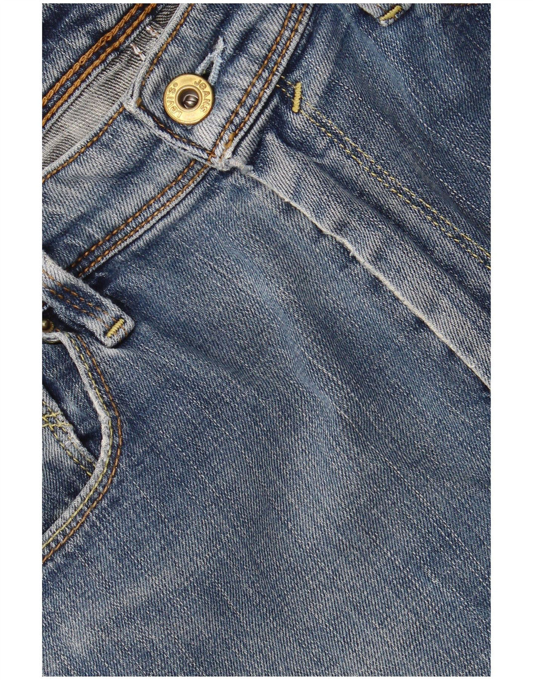 Levi's Damen-Jeansshorts, W32, groß, blaue Baumwolle