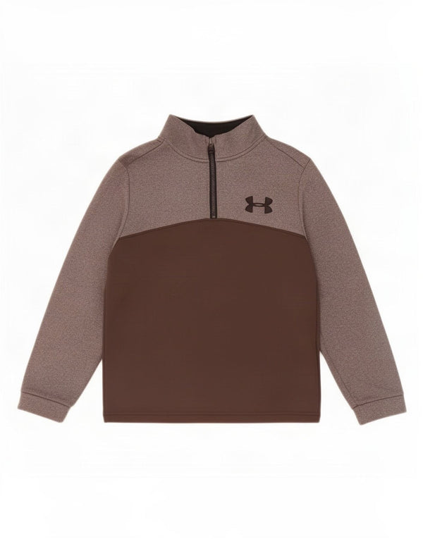 Under Armour Cold Gear Grafik-Sweatshirt für Jungen, 7–8 Jahre, Größe S, Grau