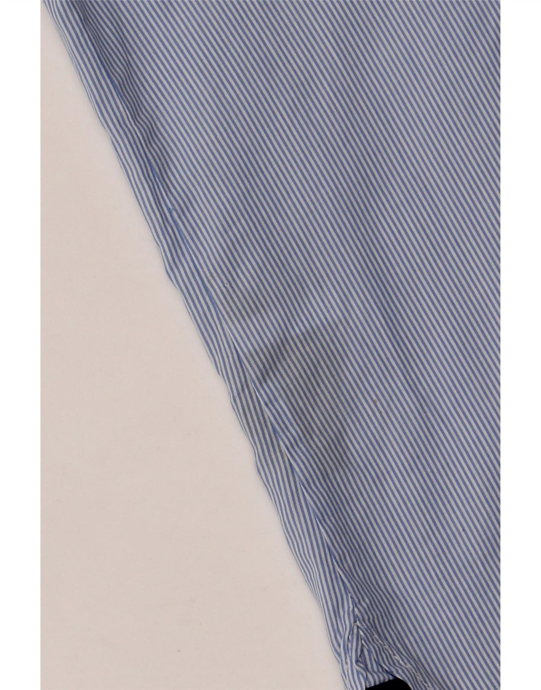 TOMMY HILFIGER Damen Hemd UK 20 2XL Blaue Nadelstreifen-Baumwolle