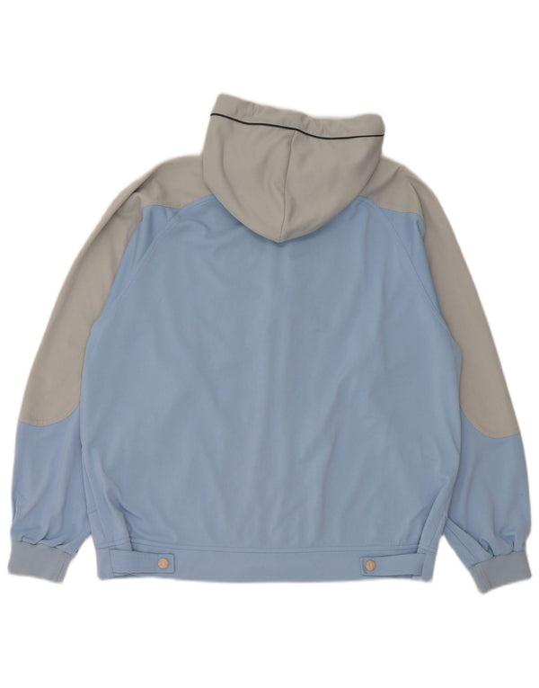 Champion Herren-Trainingsanzug mit Kapuze, Jacke, klein, blau, Farbblock-Polyester