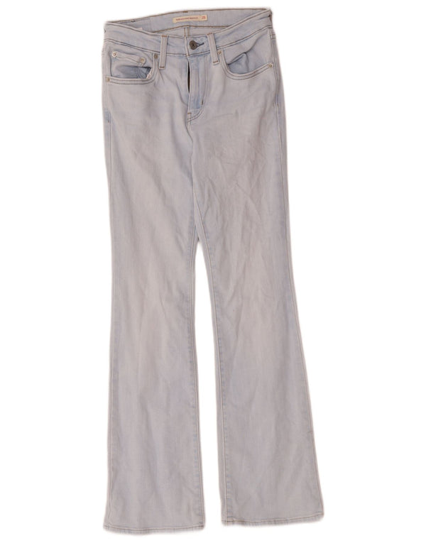 Levi's Damen 725 High Rise Bootcut Jeans W25 L29 Blaue Baumwolle