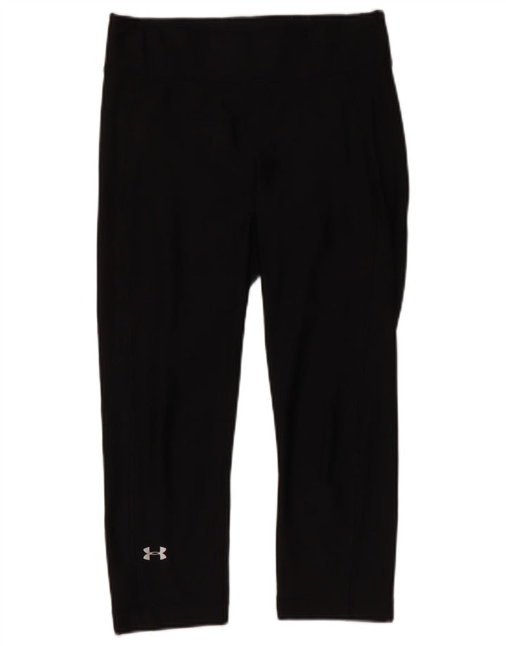 Under Armour Damen Kompressions-Capri-Leggings, UK 10, Größe S, Schwarz