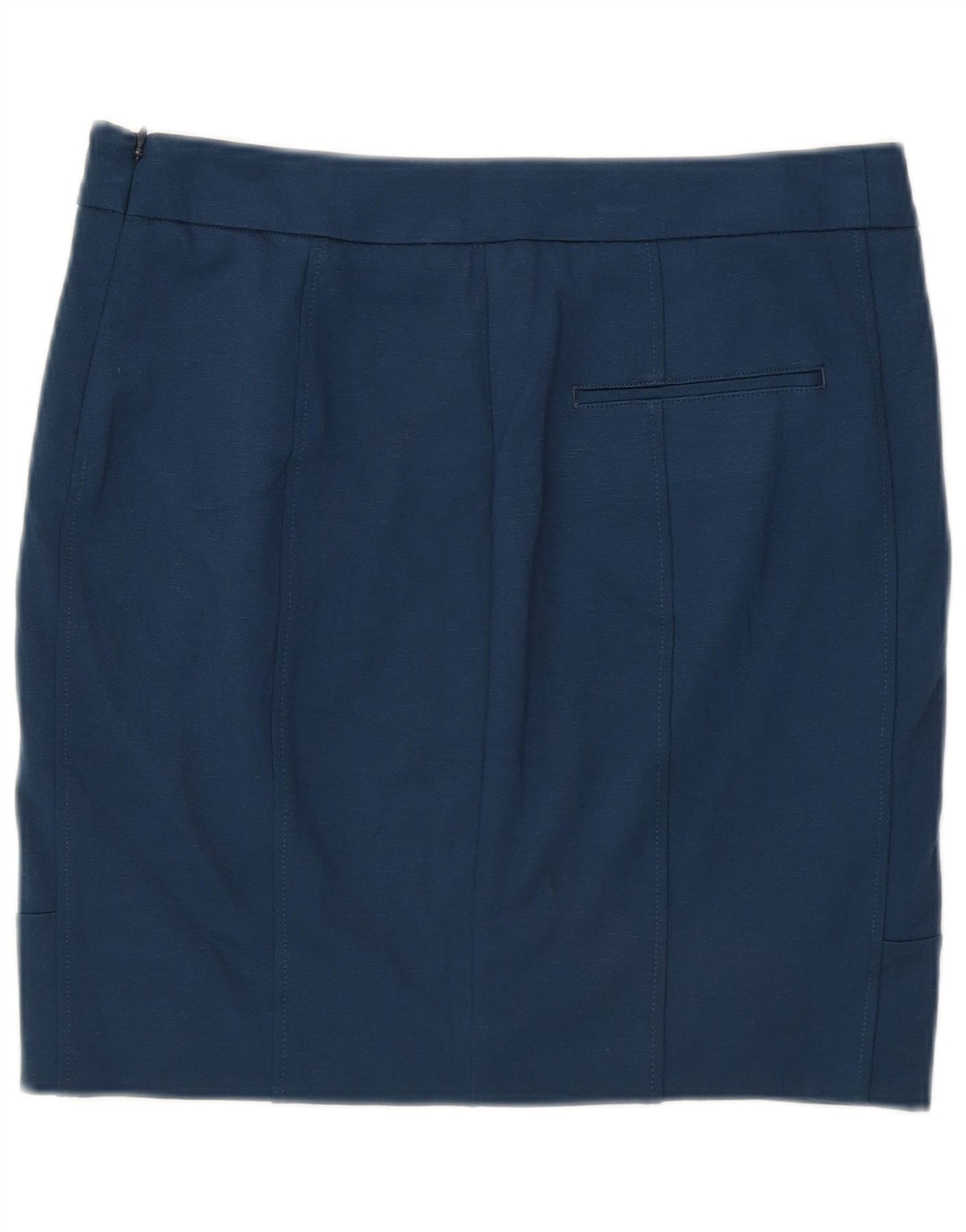 Calvin Klein Damen Minirock US 4 Small W28 Blaue Viskose