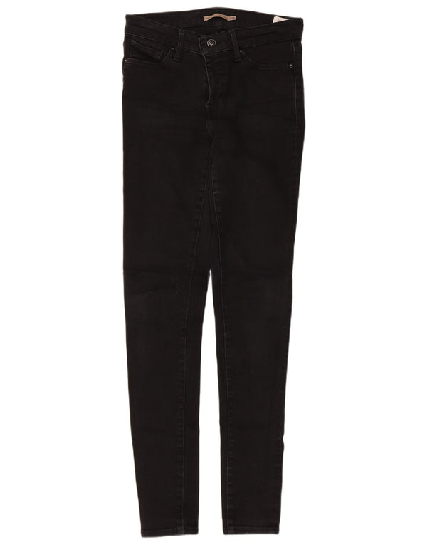 Levi's Damen 310 Shaping Super Skinny Jeans W28 L30 Schwarz Baumwolle