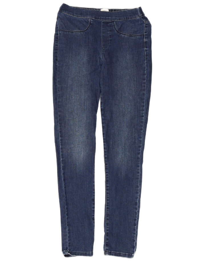 WHITE STUFF Damen Jegging-Jeans UK 10 Small W28 L29 Blaue Baumwolle
