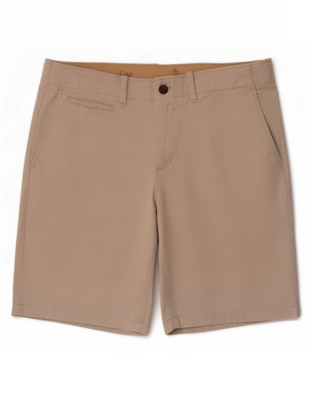 Gap Herren-Chinoshorts, Größe L, W34, Beige, Baumwolle