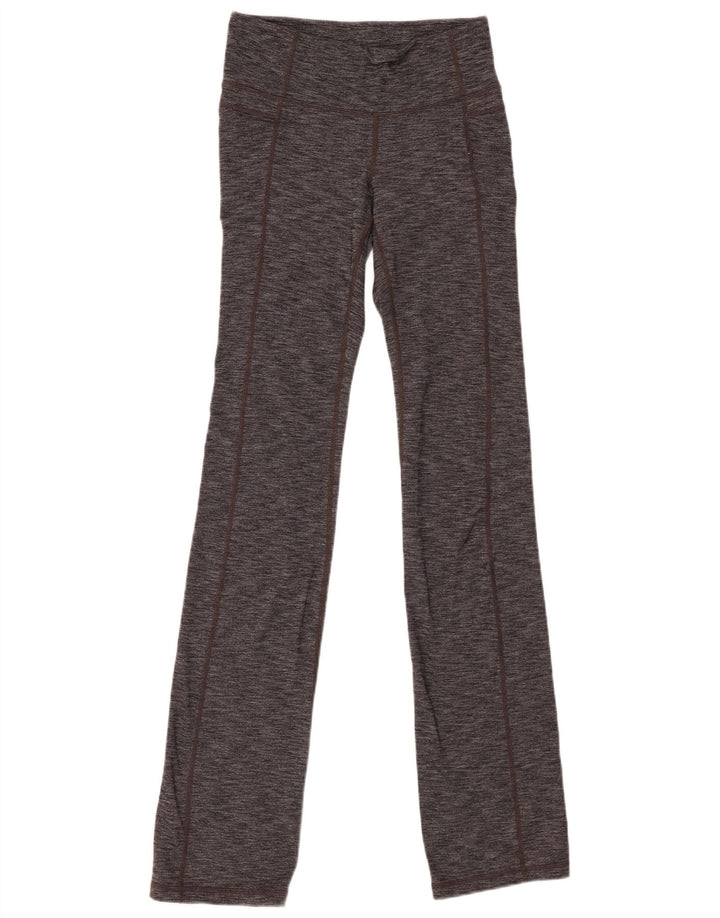 ATHLETA Damen Leggings UK 8 Small Grau geflecktes Nylon