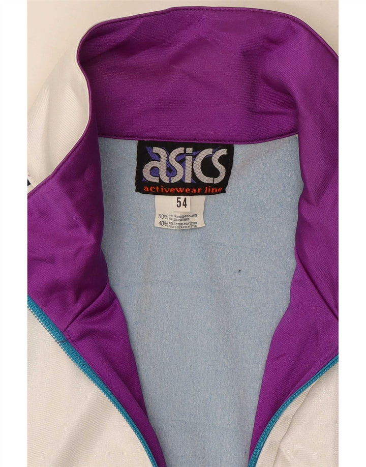 Asics Herren-Trainingsanzug mit grafischem Oberteil, IT 54 XL, mehrfarbig, Farbblock