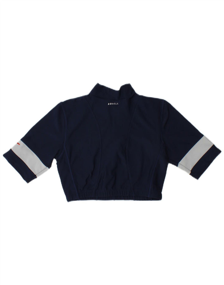 Nike Mädchen-Pullover-Trainingsoberteil mit Reißverschluss, 12–13 Jahre, Größe L, Marineblau