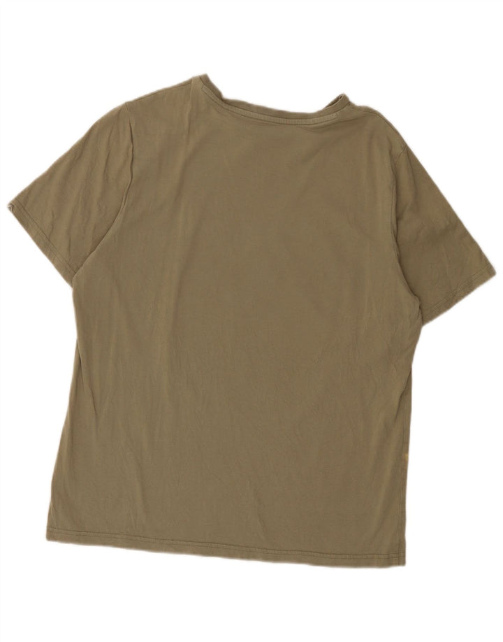 PUMA Herren Grafik T-Shirt Top Large Khaki
