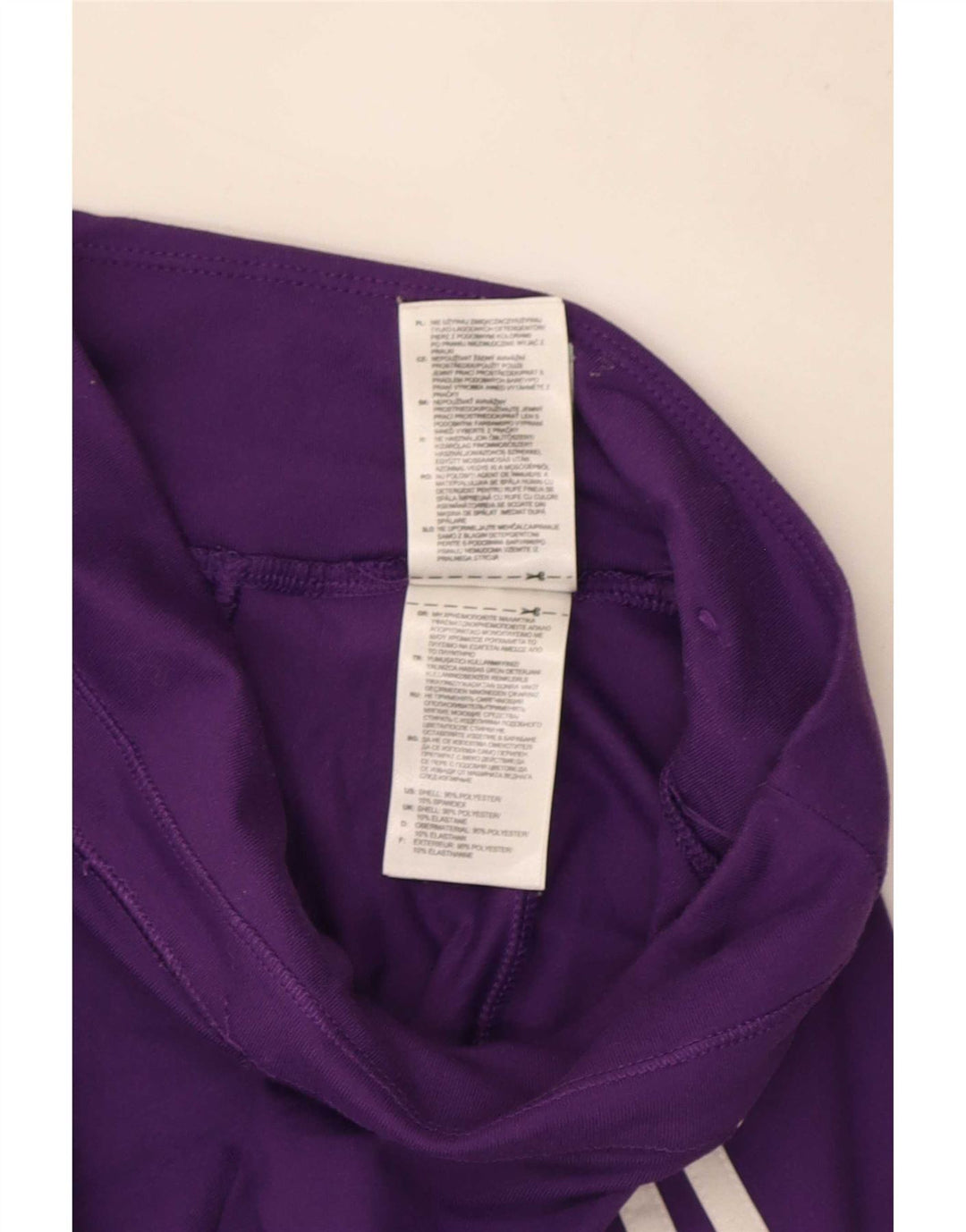 Adidas Damen Climalite Leggings UK 0/2 2XS Lila Polyester