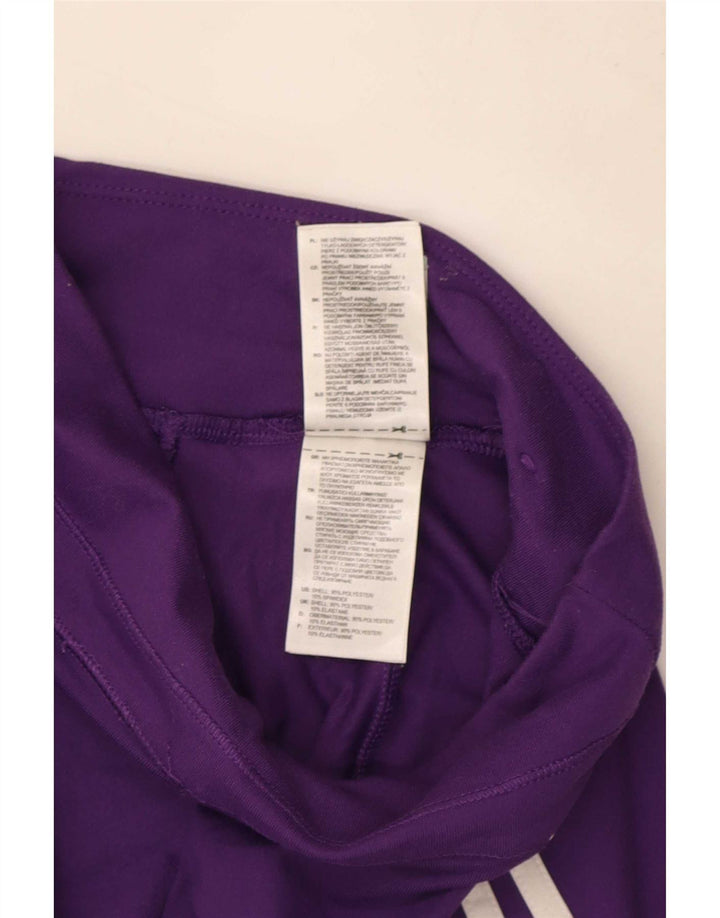 Adidas Damen Climalite Leggings UK 0/2 2XS Lila Polyester