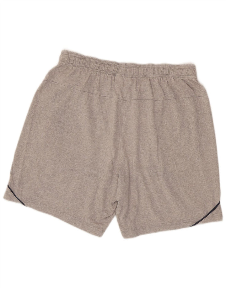Adidas Herren Sportshorts mittelgraue Baumwolle