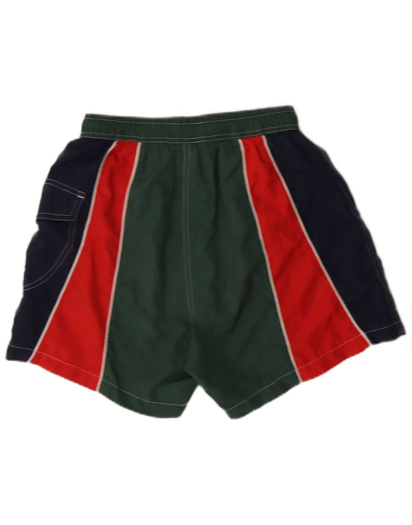 KAPPA Herren-Badeshorts aus mittelgrünem Colourblock-Polyester