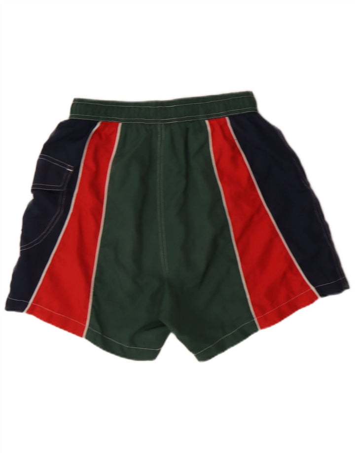 KAPPA Herren-Badeshorts aus mittelgrünem Colourblock-Polyester