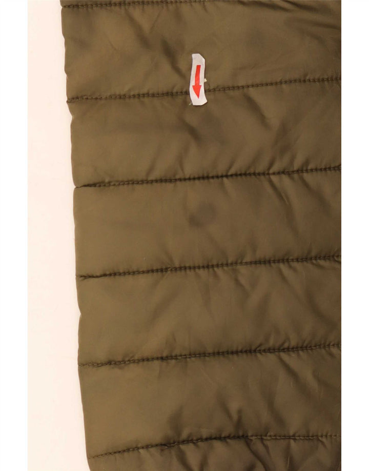 Ellesse Herren Wattierte Jacke UK 42 XL Khaki Polyester