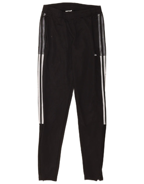 Adidas Damen Trainingshose UK 4/6 XS Schwarz Polyester