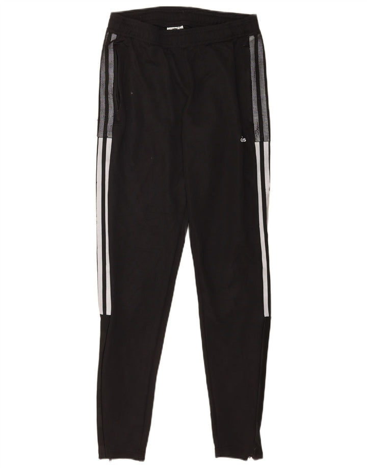 Adidas Damen Trainingshose UK 4/6 XS Schwarz Polyester