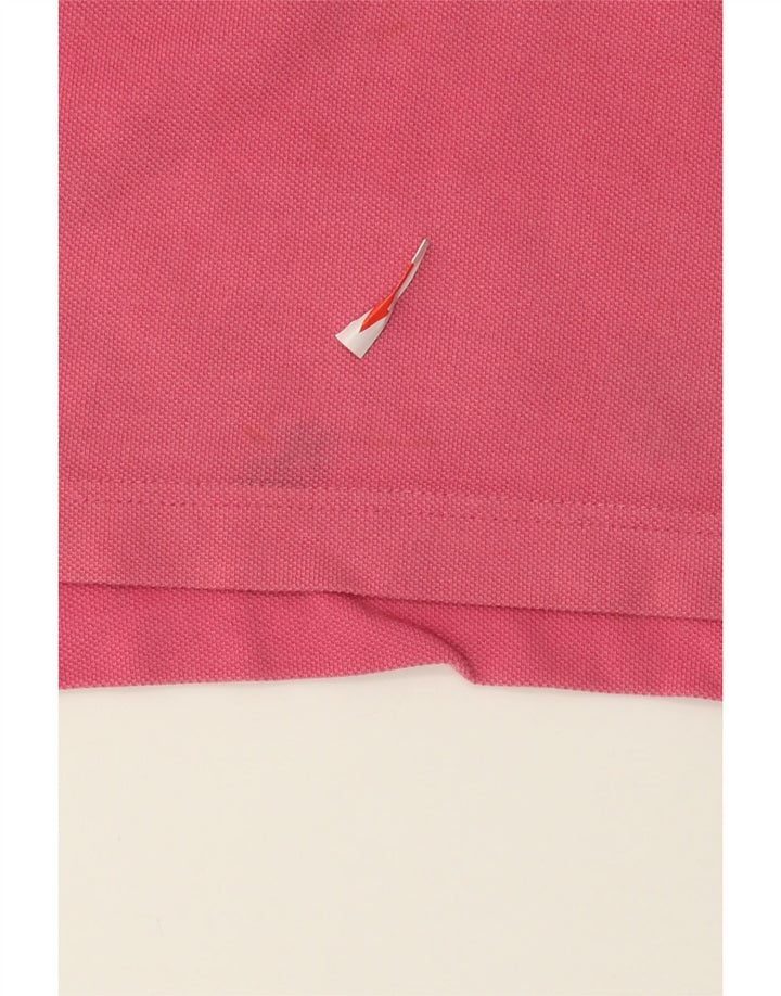 Gas Herren-Poloshirt aus mittelrosa Baumwolle