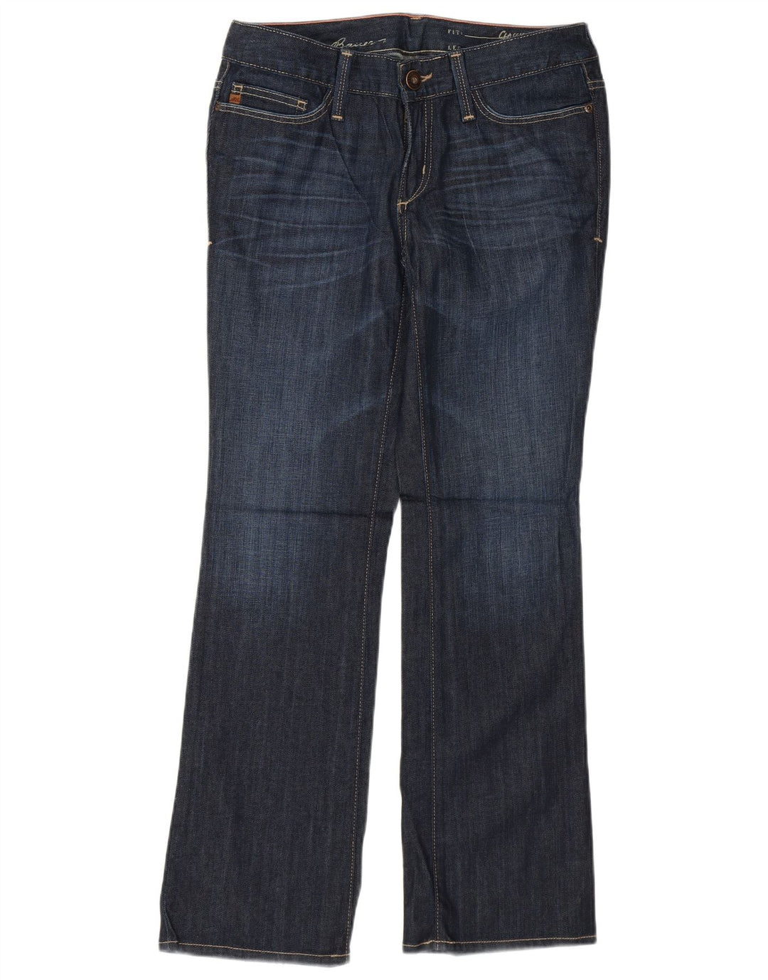 EDDIE BAUER Damen Bootcut-Jeans mit klassischer Passform US 4 Small W30 L28 Marineblau