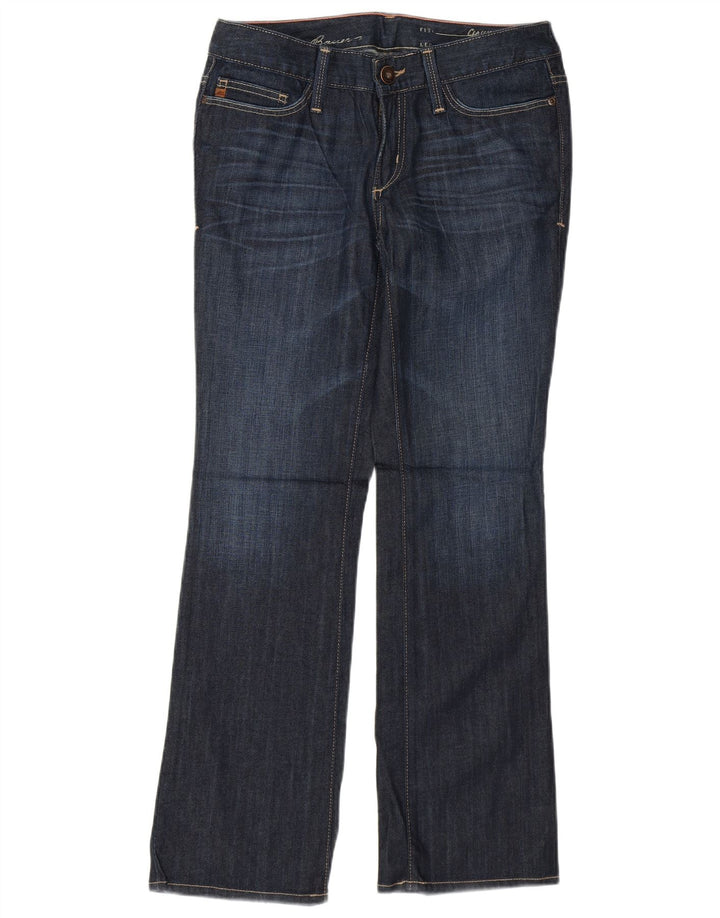 EDDIE BAUER Damen Bootcut-Jeans mit klassischer Passform US 4 Small W30 L28 Marineblau