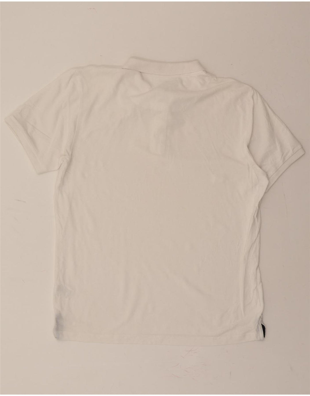 DACK'S Mens Polo Shirt 2XL White Cotton Vintage Dack's and Second-Hand Dack's from Messina Hembry 