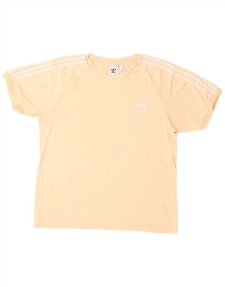 Adidas Herren T-Shirt Top Large Beige