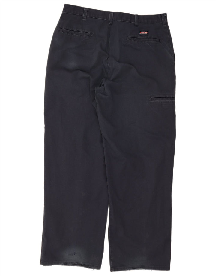 Dickies Herren gerade Chinohose W34 L30 Marineblau
