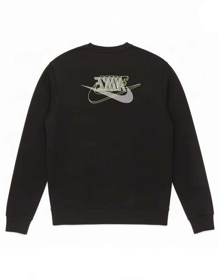 Nike Herren-Sweatshirt mit Grafik, Größe S, Schwarz, Baumwolle