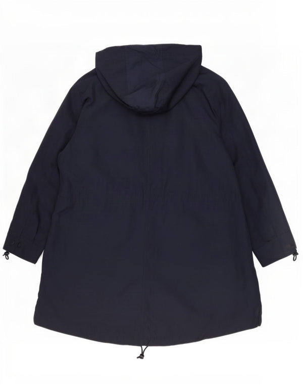 Marks & Spencer Damen-Parka mit Kapuze, UK 22 3XL, Marineblau, Polyester