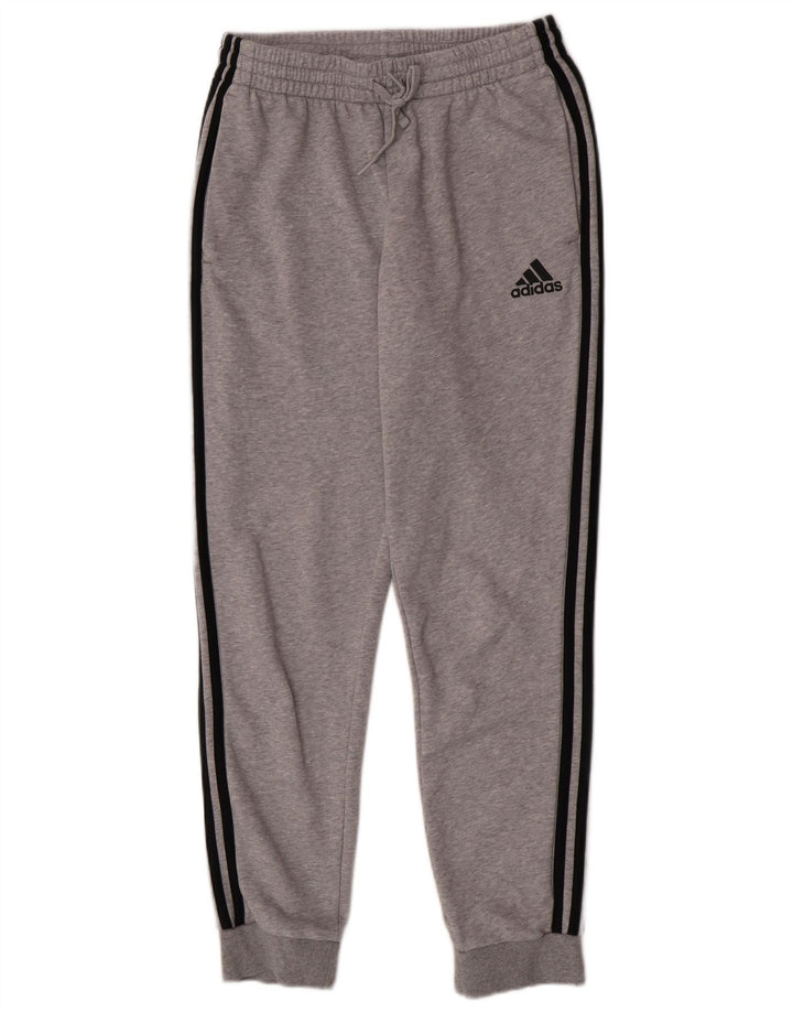 Adidas Herren Trainingshose Jogger mittelgraue Baumwolle