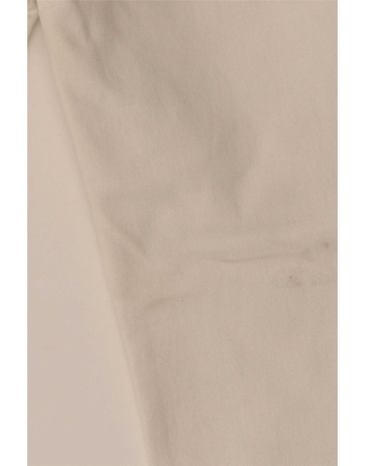 Zara Damen Schlagjeans EU 36 XS W26 L25 Weiße Baumwolle